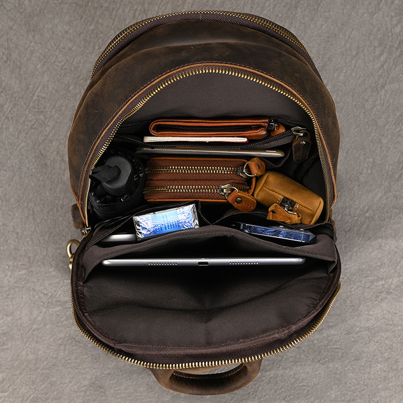 Borsa petto causale di grandi  - Leather Backpack Vintage recensione e prezzo